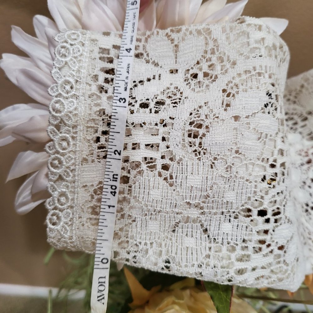 Coldwater Creek Soft Lace Cream Jacket - Picture 3 of 14